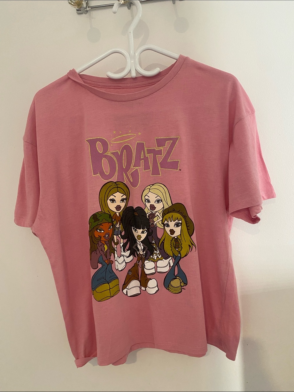 BRATZ Pink Graphic Cotton Tee-Shirt Size X-Large